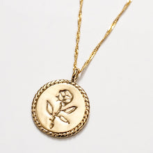 Load image into Gallery viewer, Wolf Circus Rosecoin Necklace
