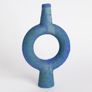 Kate Metten - Turquoise Crater Ring Vase