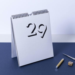 Block Design - Flip Perpetual Calendar