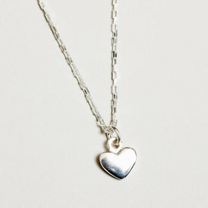 Wolf Circus Charm Heart Necklace