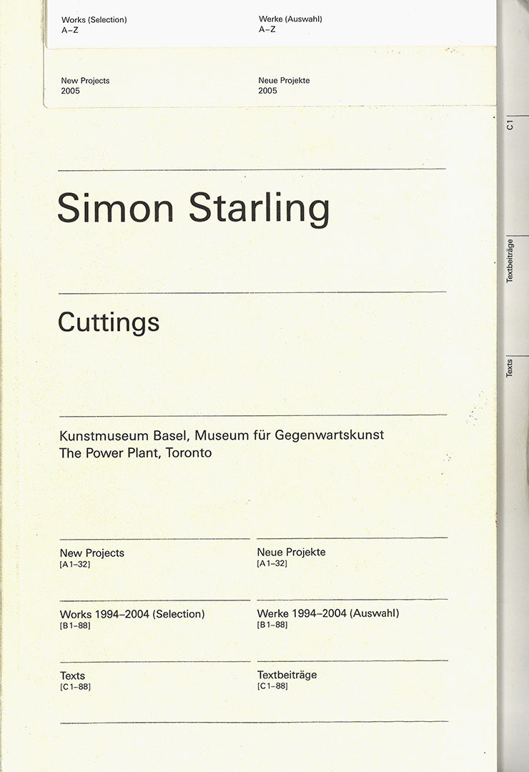 Simon Starling - Cuttings